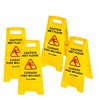 Alpine Industries 24" Caution Wet Floor Sign, PK4 ALP499-4pk